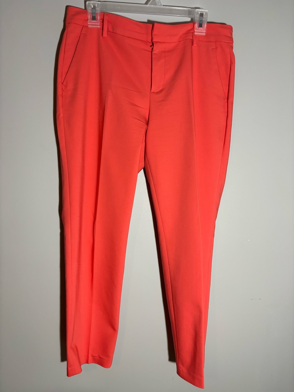 Liverpool Los Angeles Women’s Size 10 Bright Orange Coral Stretch Pants NWOT